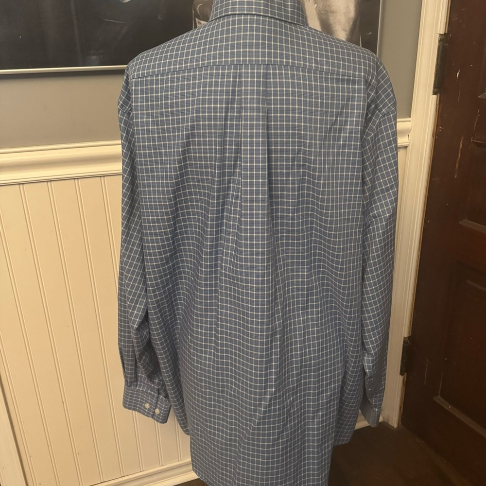 L.L. Bean Wrinkle Resistant Long Sleeve Button Down Men’s Shirt Size XL Reg - Picture 4 of 8